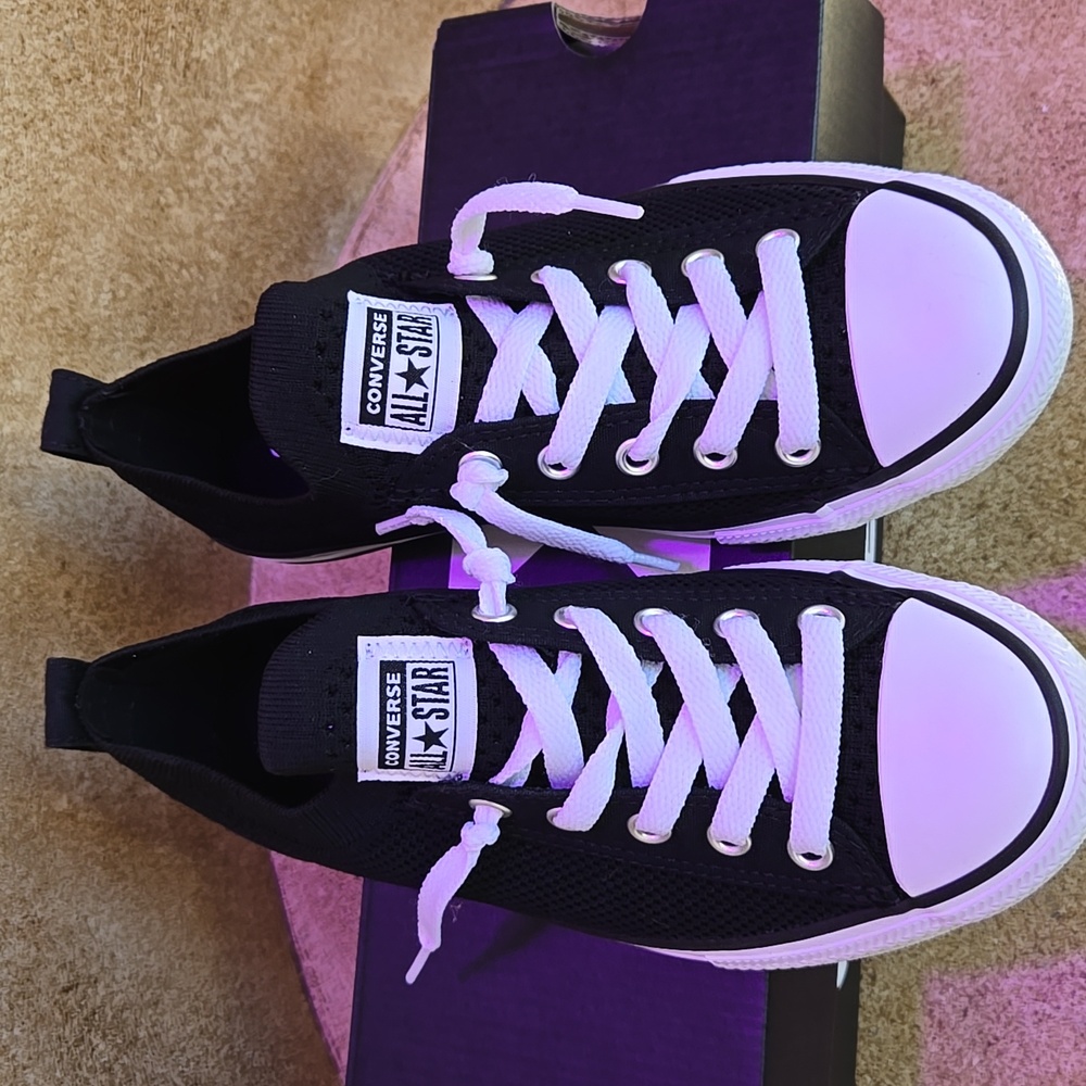 New in Box-Converse Kids (Unisex) Knit slip on-Size 2 Youth - Picture 3 of 13